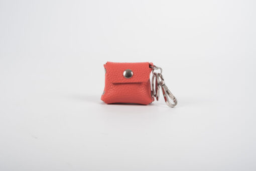 Portachiavi Pelle Charm - Salmone