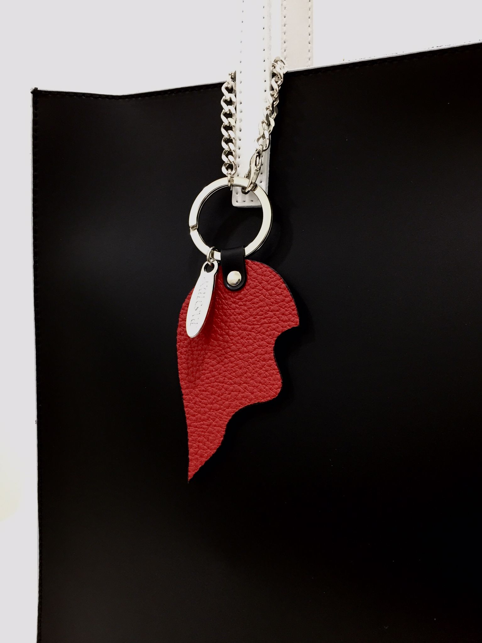 ARFUKA Portachiavi Love Cherry Rosso | Ciondolo Portachiavi Uomo E Donna | Accessorio Regalo Per Borsa, Compleanno, San Valentino