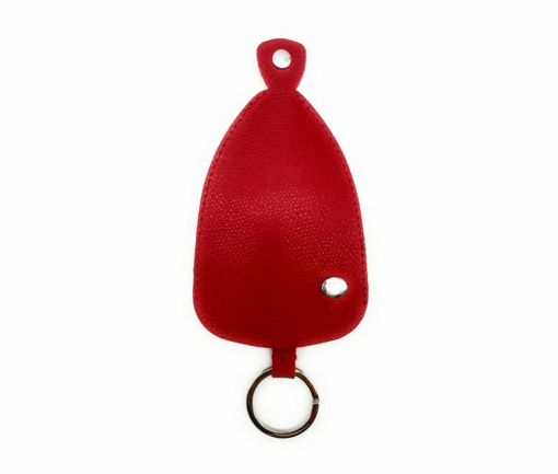 Portachiavi a Campana - Vera pelle - Rosso