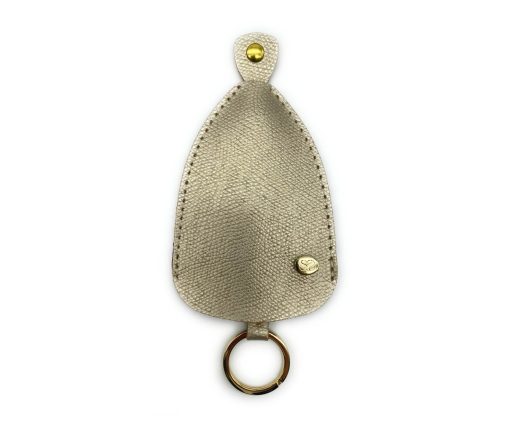 Portachiavi a Campana - Vera pelle - Oro
