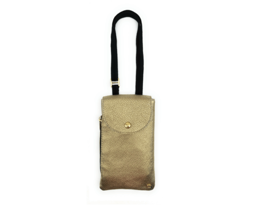 Porta cellulare a tracolla - Oro