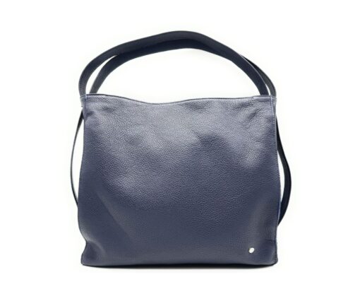 Borsa Zaino convertibile - Doppio uso in pelle - Blu notte