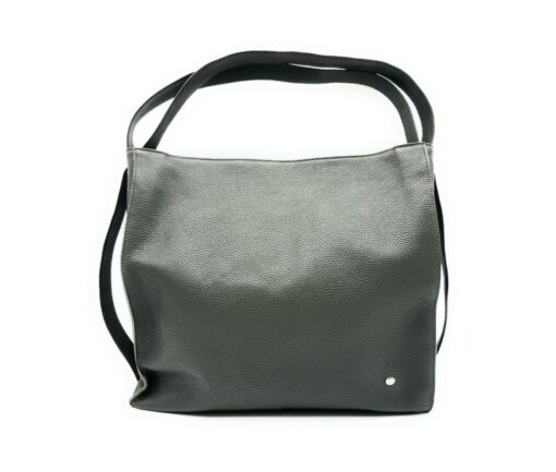 Borsa Zaino convertibile - Doppio uso in pelle - Verde militare