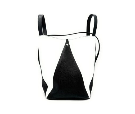 Secchiello Sfaccettato SMALL - Nero, bianco